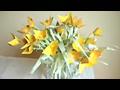 노랑 꽃접기 동영상