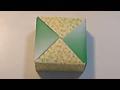 4각 상자접기 동영상