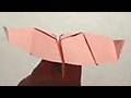 부메랑 종이비행기 접기 동영상