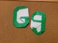 알파벳 G g 종이접기